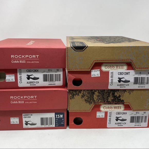 Rockport Cobb Hill Aubrey t-strap khaki WIDE - Picture 10 of 10